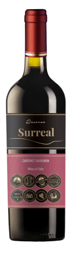 Vinho Chileno Surreal Cabernet Sauvignon Reserva Tinto 750ml - 1 Unidade